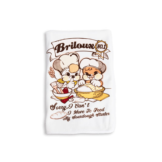 Cute Kitchen Towel | 28"x28" | (Sorry I Can't I Have to Feed My Sourdough Starter）