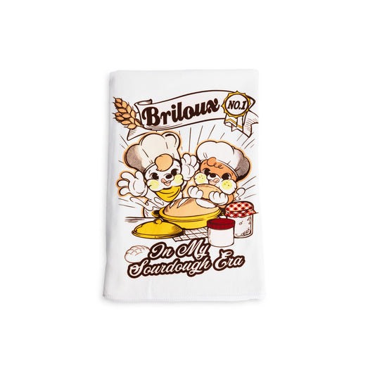 Cute Kitchen Towel | 28"x28" | (in My Sourdough Era）